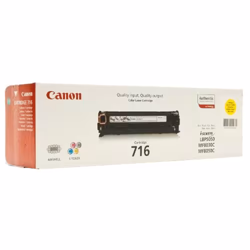 کارتریج تونر لیزری زرد کانن مدل 716