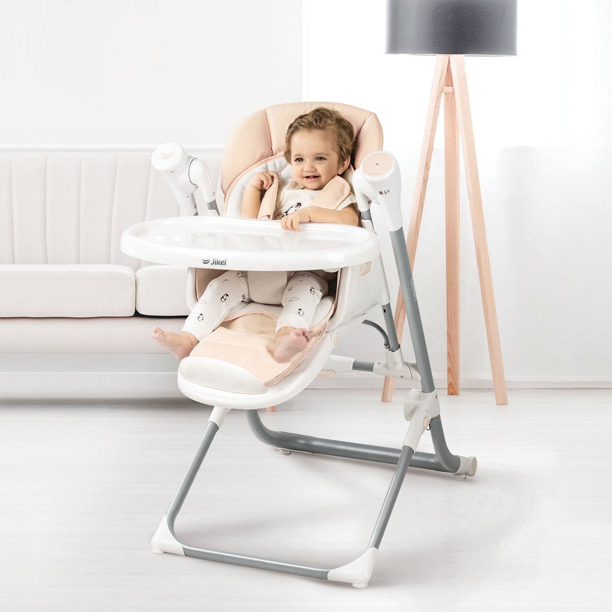 صندلی غذا تاب شو برند جیکل مدل comfort3   بژ