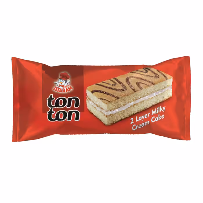 کیک لایه ای تن تن ایسترم - 40 گرم بسته 48 عددی