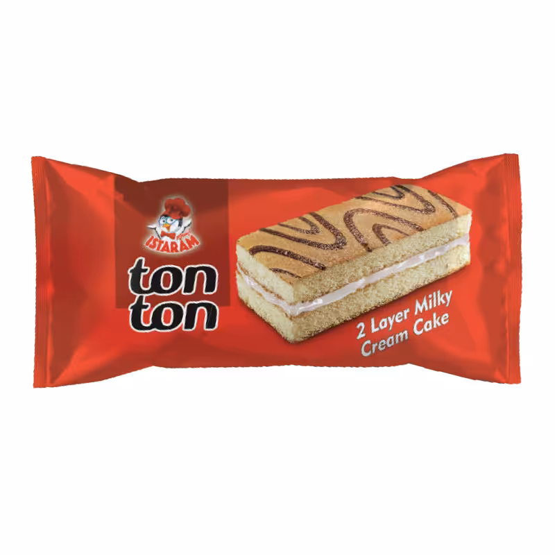 کیک لایه ای تن تن ایسترم - 40 گرم بسته 48 عددی