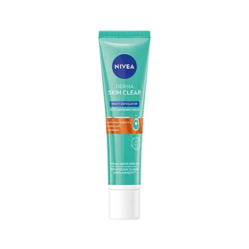 كرم شب لايه بردار ساليسيليك اسيد، گليكوليك اسيد و نياسيناميد DERMA Skin CLear نيوآ 40 ميل