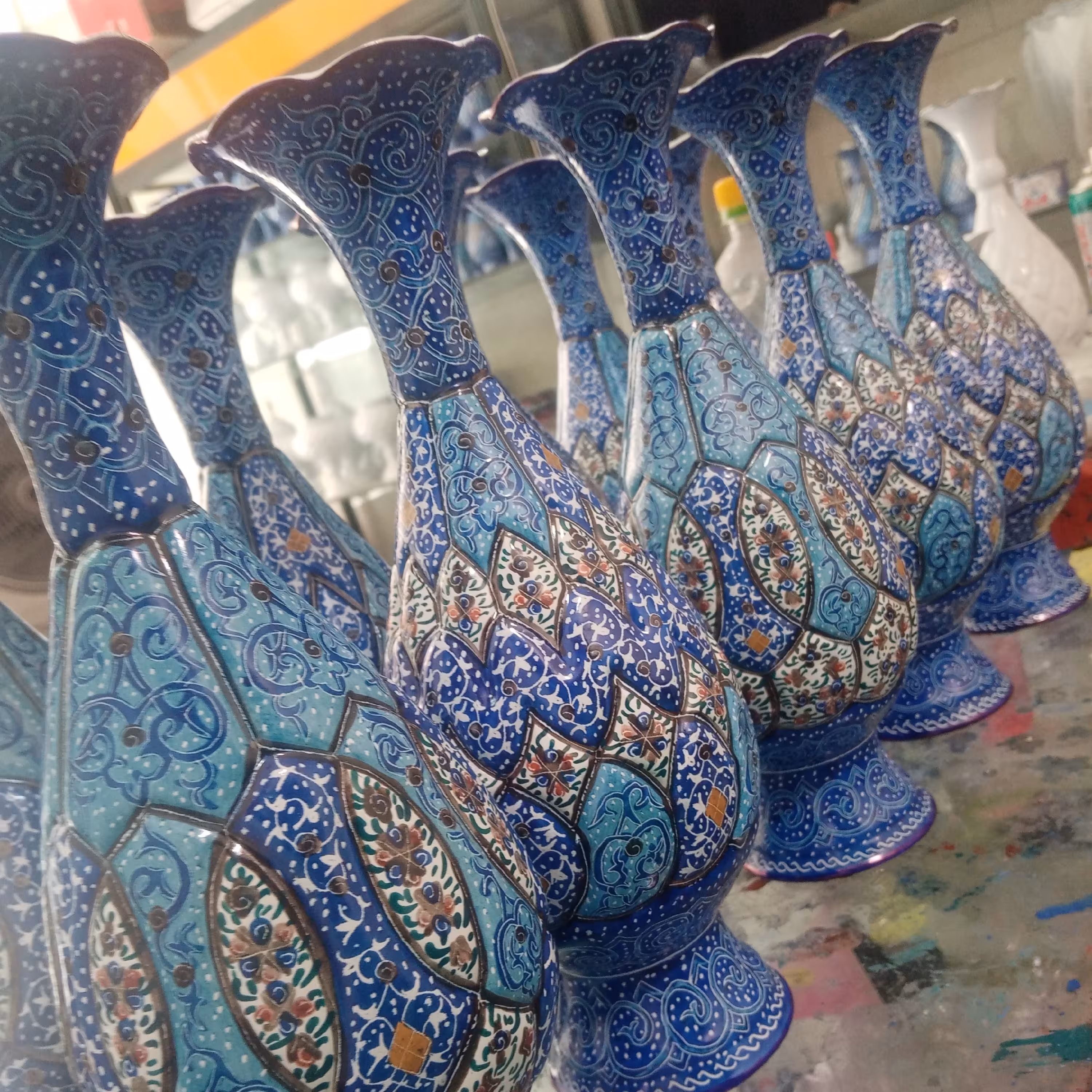 گلدان 25س میناکاری باکیفیت 