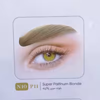 رنگ ابرو پالمور کیت کامل رنگ اکسیدان کاسه و فرچه شماره رنگ N10 یا P11 بلوند سوپر پلاتینه