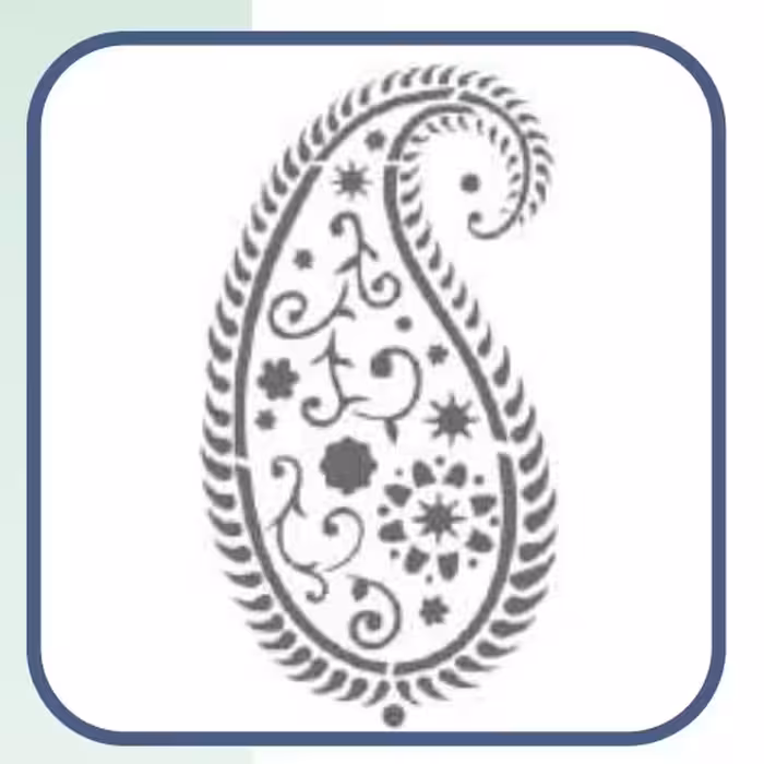 شابلون طرح مراکشی سایز 40 در 60 کد 49