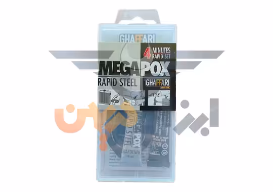 چسب دوقلو مگاپوکس رپید استیل غفاری ghaffari