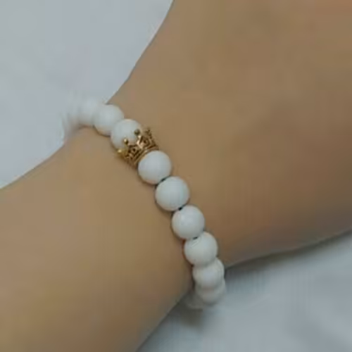 دستبند تاج رنگ ثابت و ضد حساسیت مناسب آقایون و خانم ها