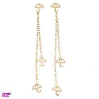 گوشواره طلا 18 عیار رزا مدل EG113