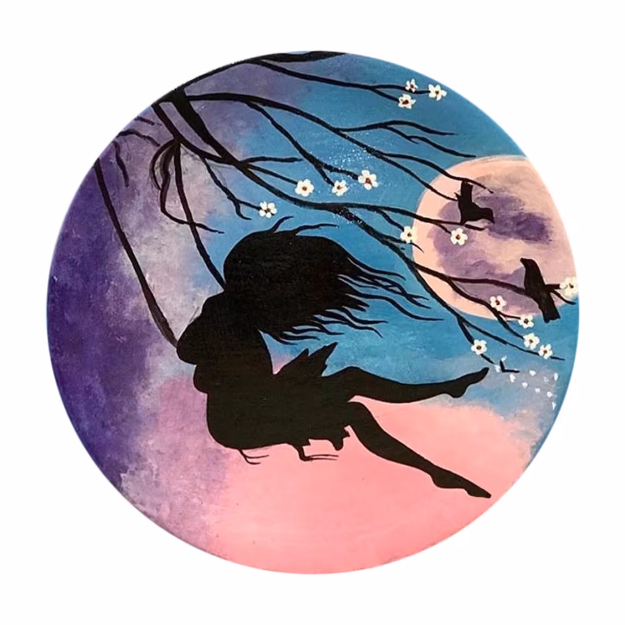 بشقاب دیوارکوب سفالی کد D112