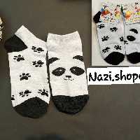 جوراب مچی اسپرت  طرح پاندا تا به تا(لنگه به لنگه)  یه کار شیک که میتونید با عزیزای دختر یا پسرتون ست کنید 