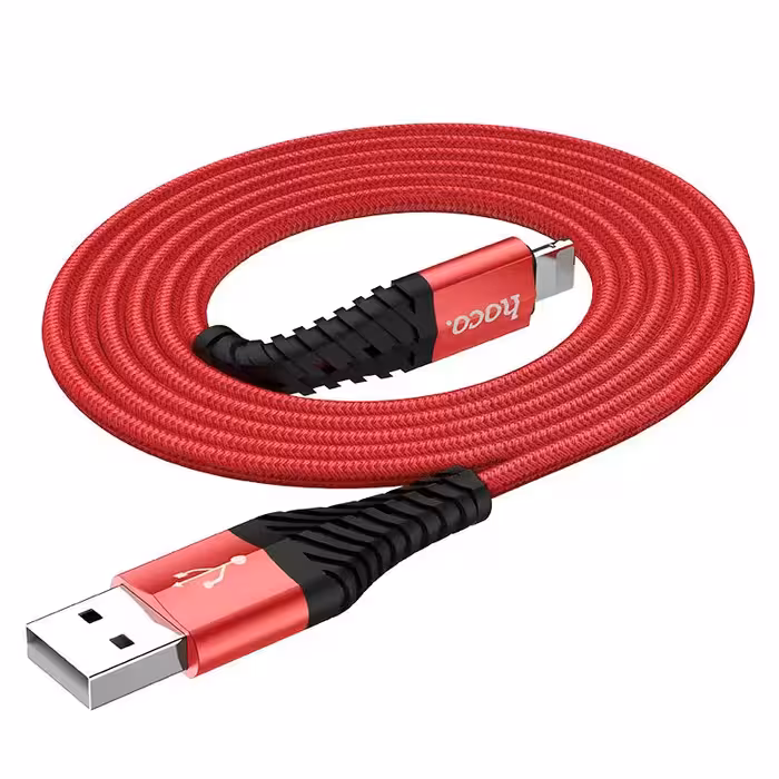 کابل شارژ USB به لایتنینگ هوکو مدل X38 طول 1 متر
