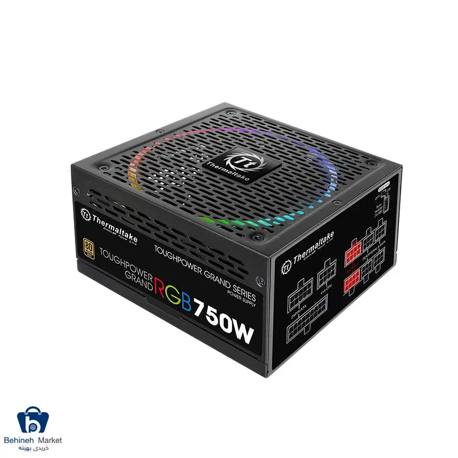 منبع تغذیه کامپیوتر ترمالتیک مدل Toughpower Grand RGB 750W Gold