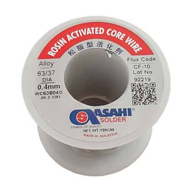سیم لحیم آساهی 0.4 میل 1 متری (قلع Asahi ) اصلی