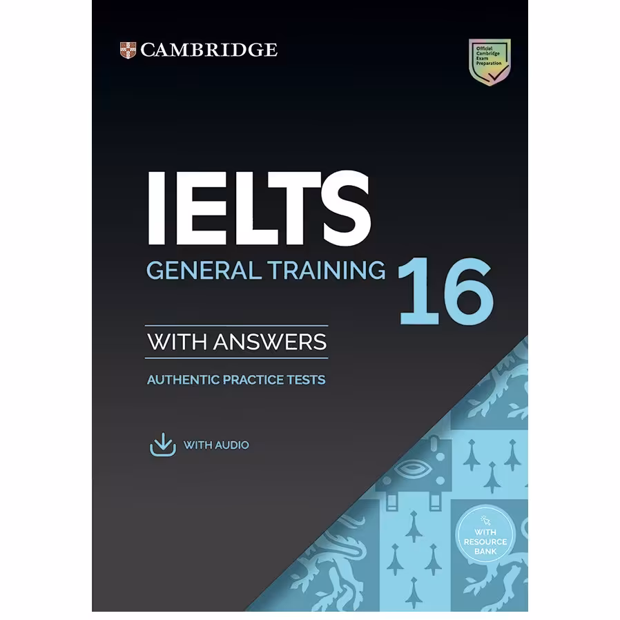 Cambridge English IELTS 16 General Training سایز وزیری