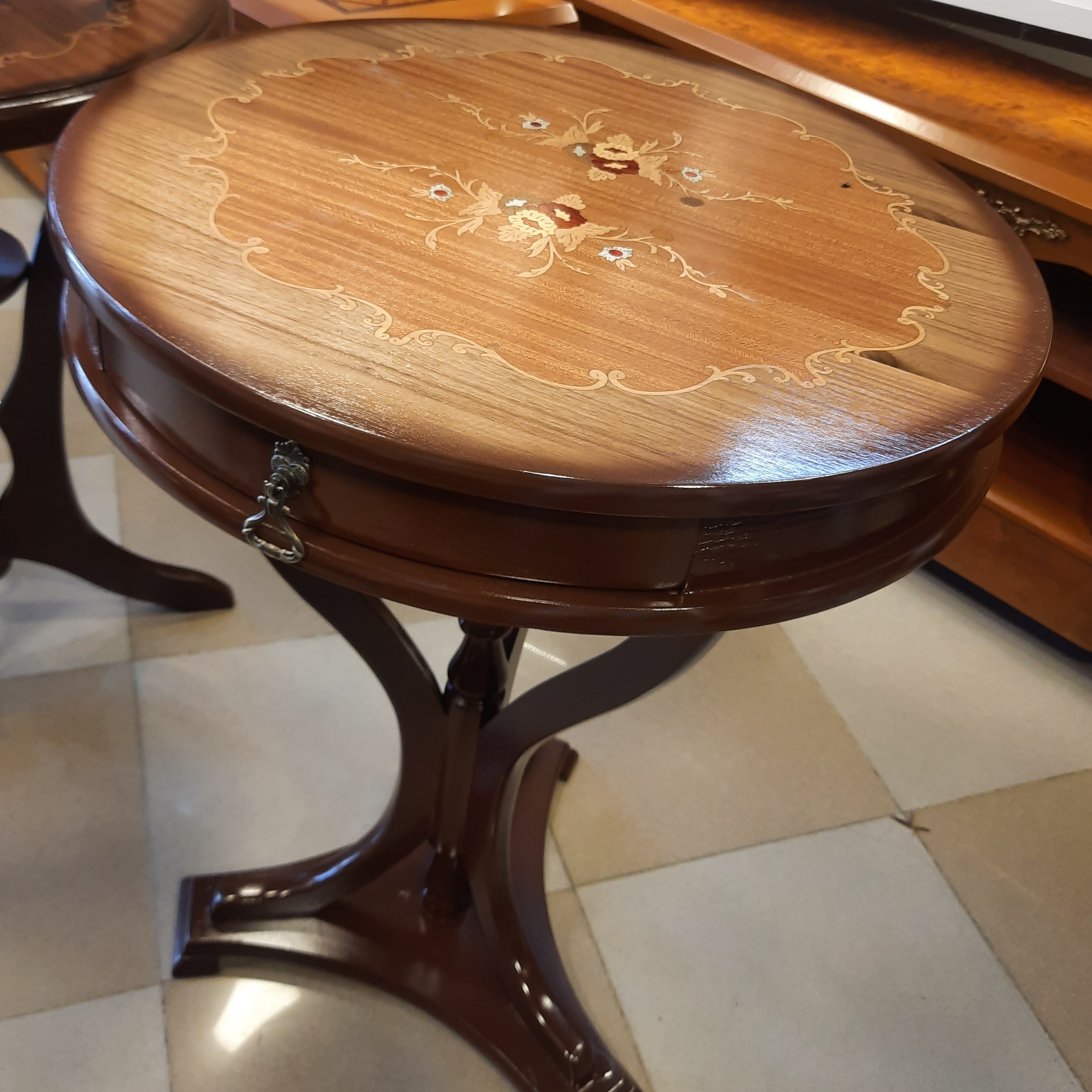میز خاطره معرق کشودار (ارسال با باربری و پسکرایه)