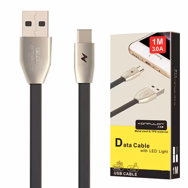 کابل USB گوشی اندروید Type-c کانفلون S58