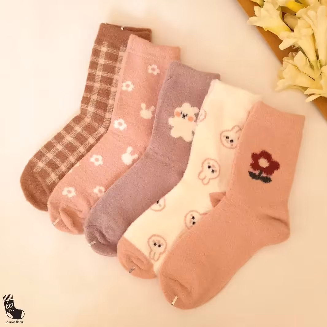 جوراب پشمی گرم بالا