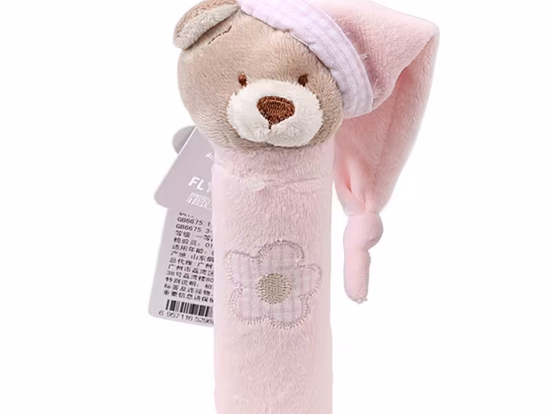 جغجغه سوسیسی fly by fly کد 129880 رنگ صورتی