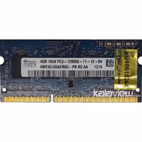 رم لپ تاپ اس کی هاینیکس 4GB مدل DDR3 باس 1600MHZ-12800 چین HMT451S6AFR8C-PB N0 AA 314 تایمینگ CL11