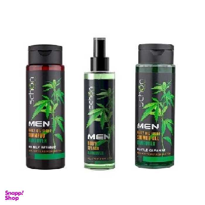 بادی اسپلش مردانه شون به همراه شامپو بدن و شامپو سر مدل Hangover مجموعه 3 عددی