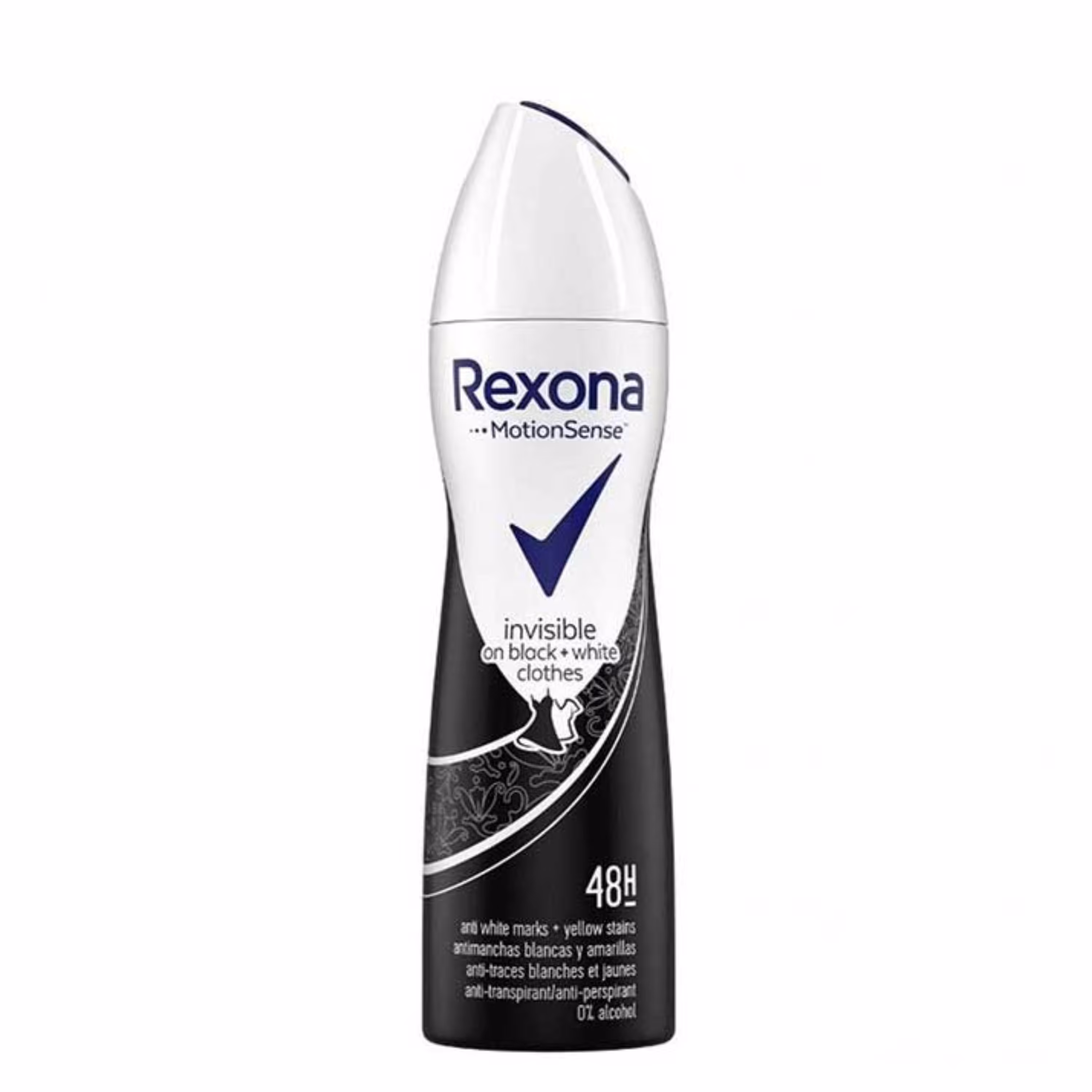 اسپری ضد تعریق زنانه رکسونا مدل اینویزیبل بلک اند وایت 200 میلی لیتر