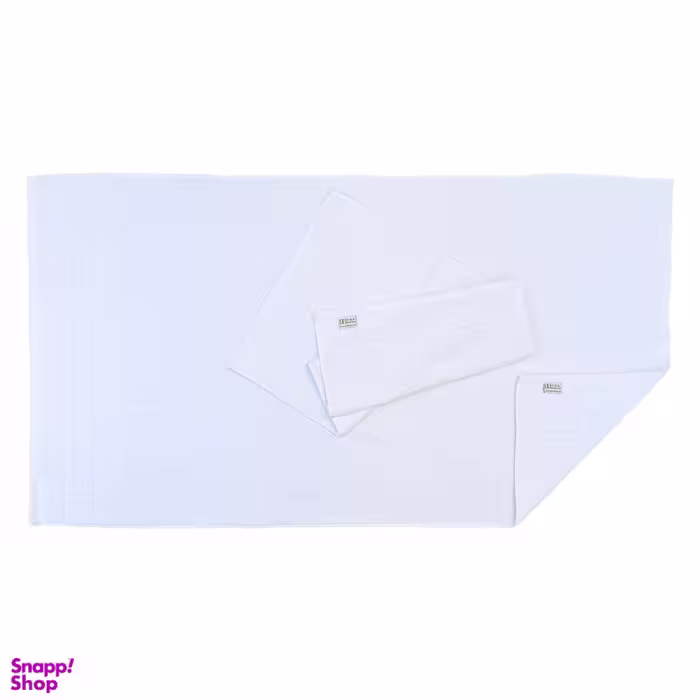 ست حوله استخری و دستی بهباف آذر مدل رومی مجموعه 2 عددی