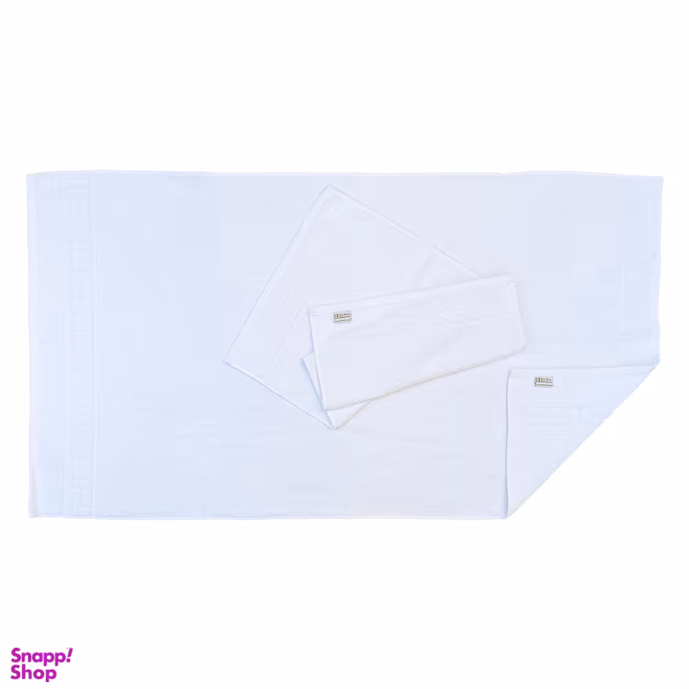 ست حوله استخری و دستی بهباف آذر مدل رومی مجموعه 2 عددی