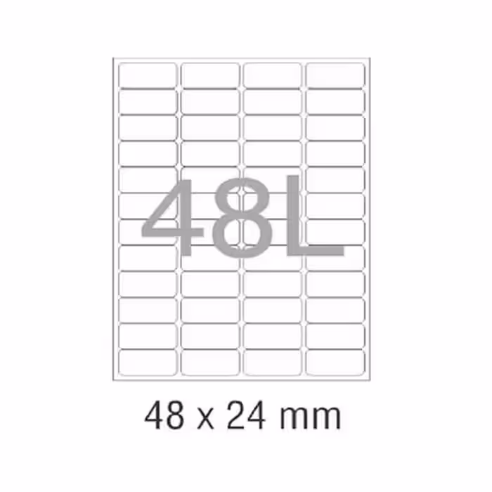 کاغذ پشت چسبدار A4 برش خورده نواجت مدل 48L