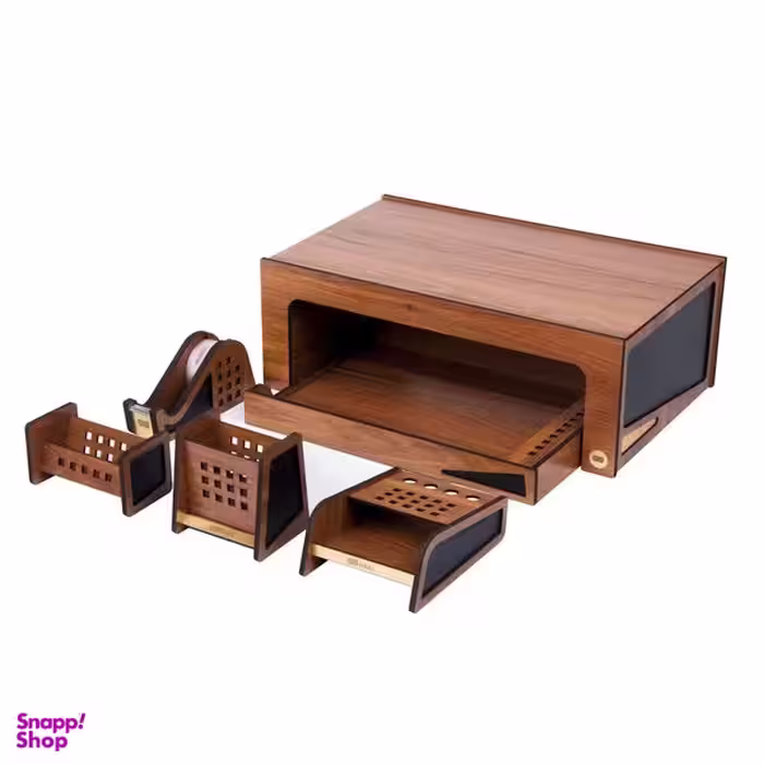 ست لوازم اداری رومیزی حال مدل B 702 مجموعه 6 عددی