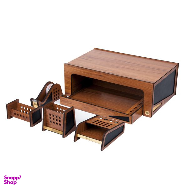 ست لوازم اداری رومیزی حال مدل B 702 مجموعه 6 عددی