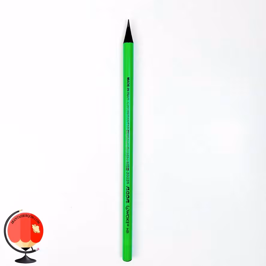 مداد مشکی طرح نئون رنگ سبز ووک