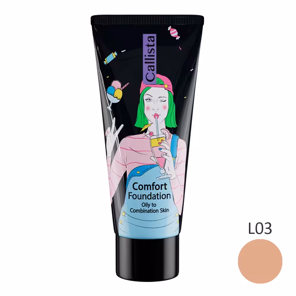 کالیستا کرم پودر تیوبی کامفورت L03