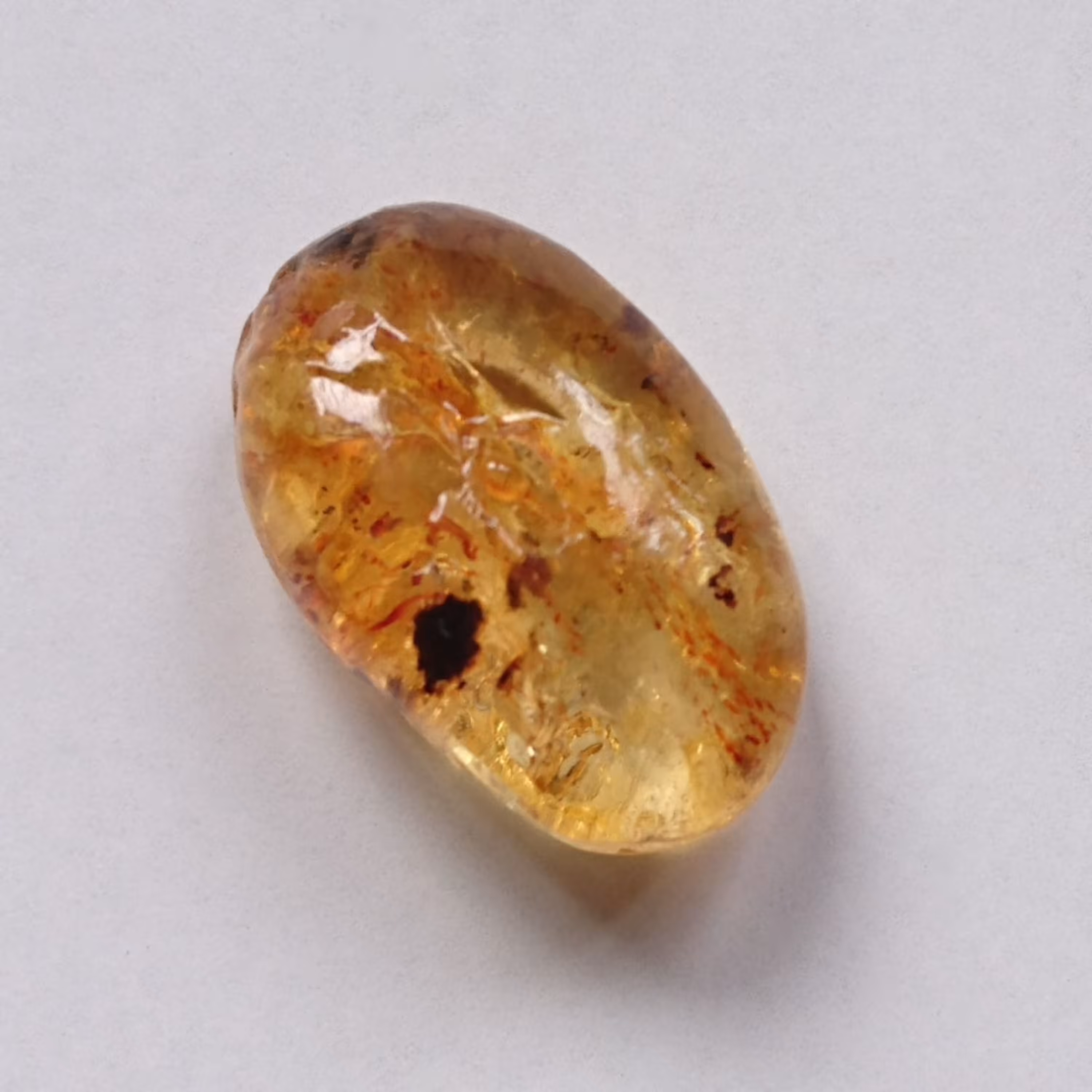 نگین کهربا حشره دار بالتیک طبیعی (5)