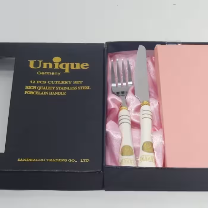 کارد و چنگال  سرامیکی یونیک اصل طرح ورساچه