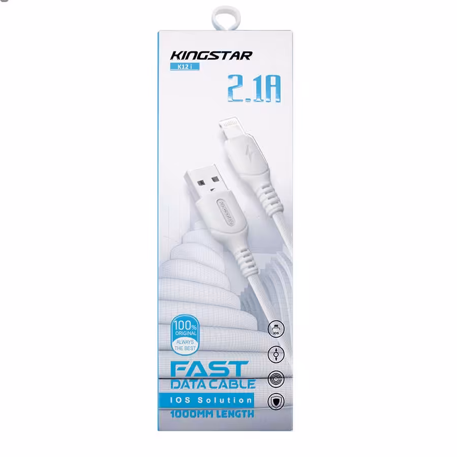 کابل فست شارژ آیفون کینگ استار k12i