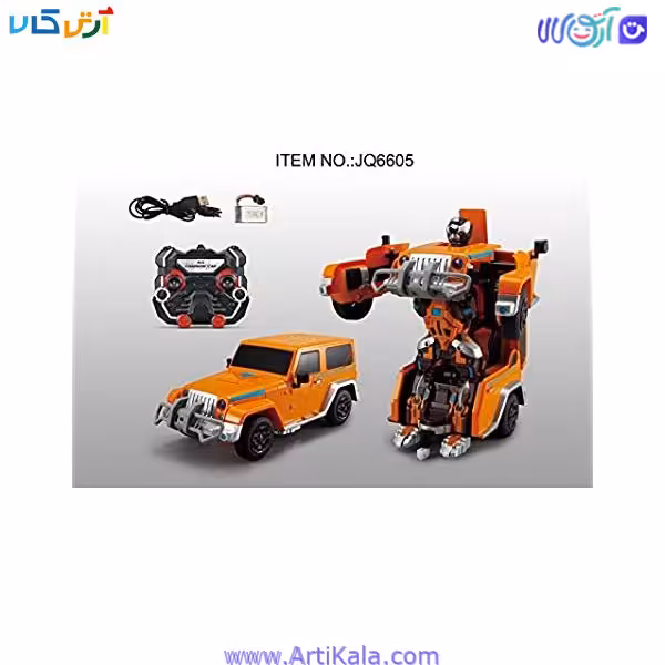ربات ترنسفورمر کنترلی مدل JQ6605
