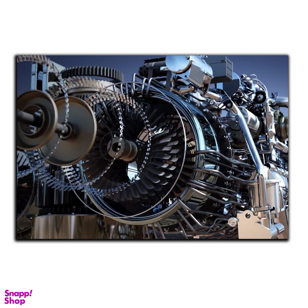 تابلو شاسی بکلیت طرح موتور هواپیما مدل SH-S5820