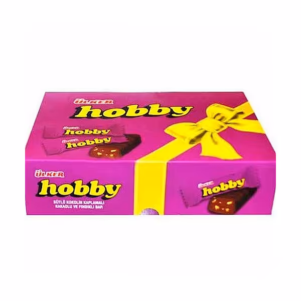 شکلات هوبی با مغز فندق اولکر - 600 گرم بسته 100 عددی