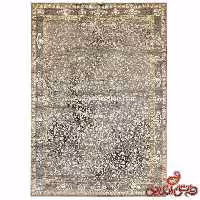 فرش زمرد مشهد برجسته طرح 24004 الماسی روشن