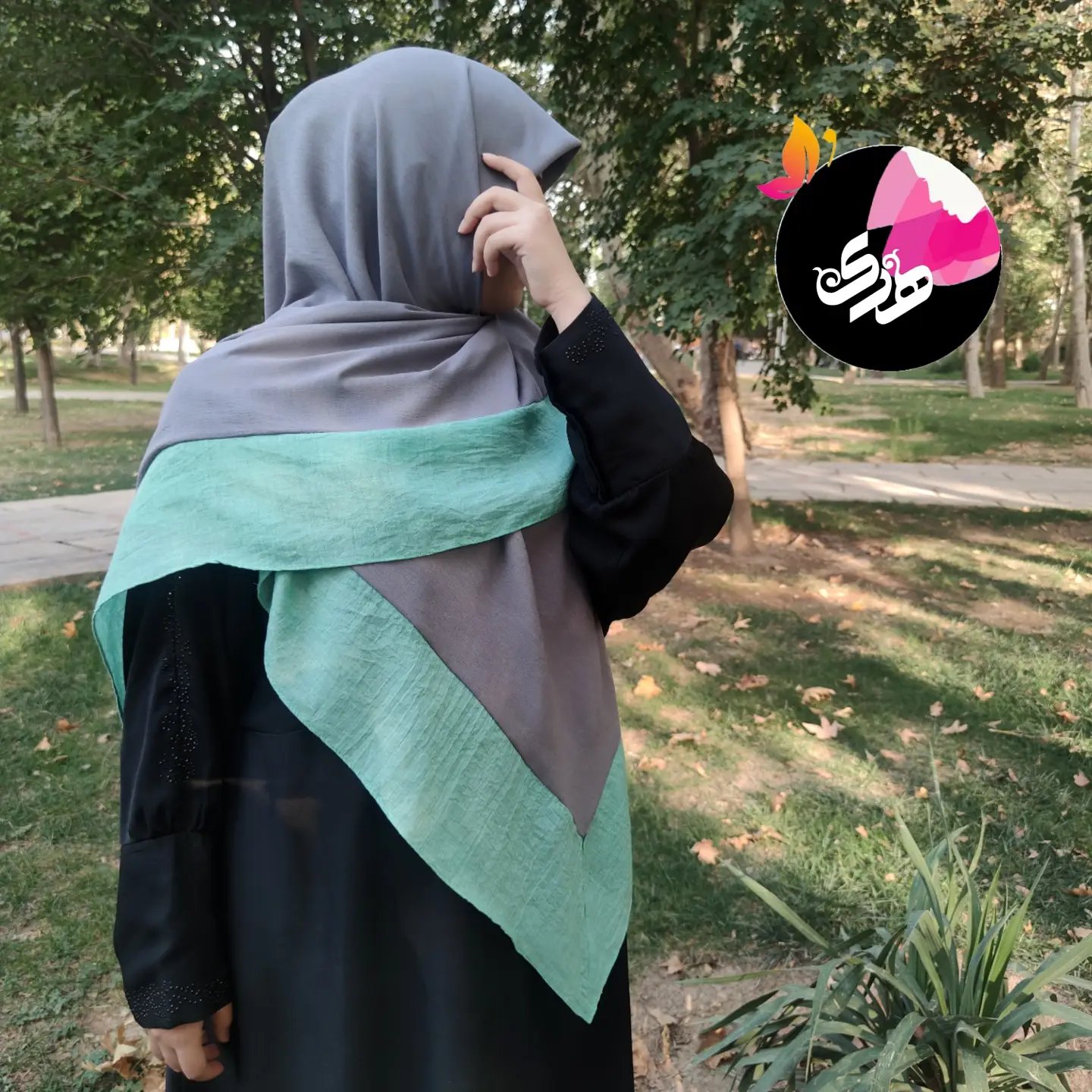 روسری دورنگ
