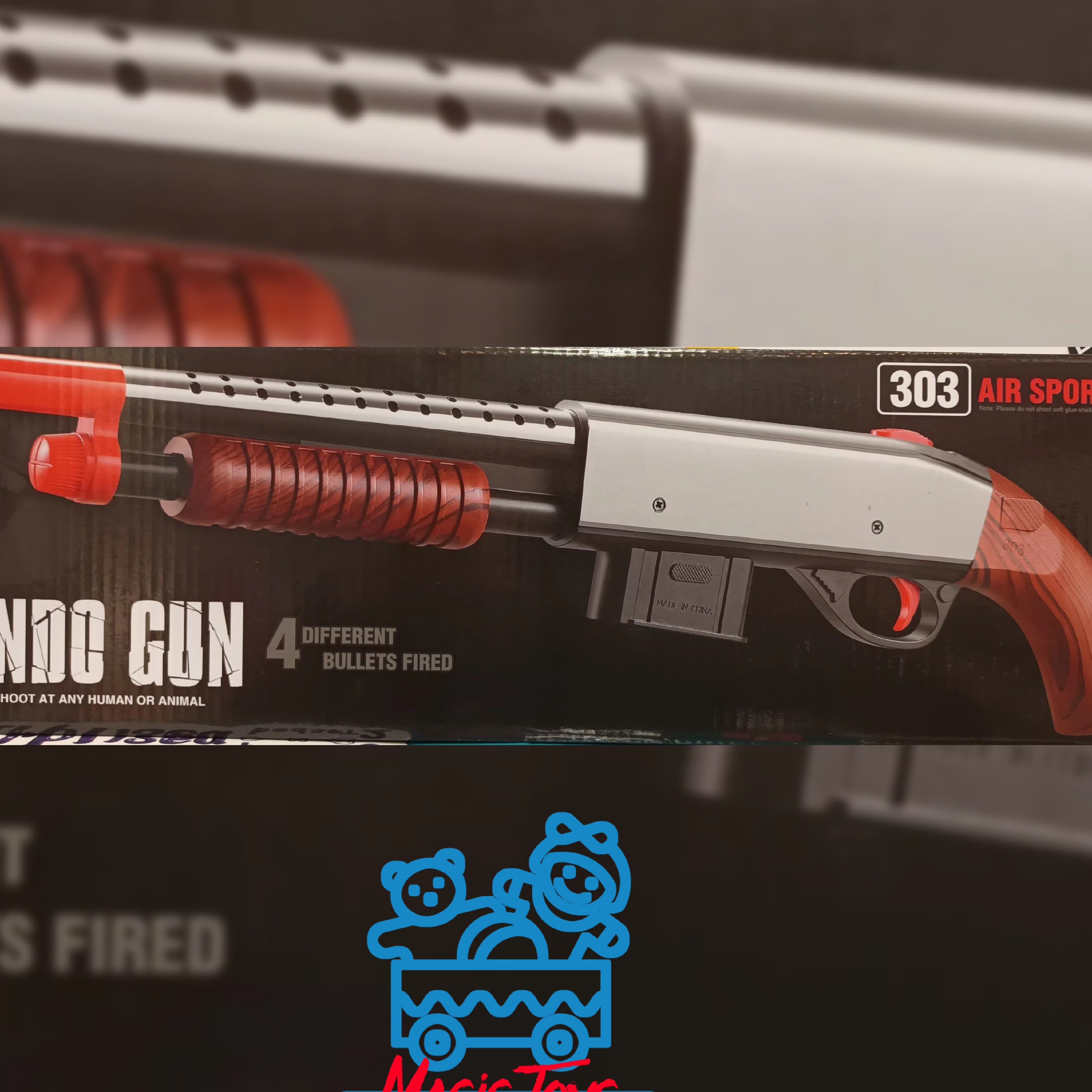 تفنگ شاتگان که دارای سه مدل تیر پرتاپی هست جنس خوب وارداتی مناسب برای گروه سنی شش سال به بالا