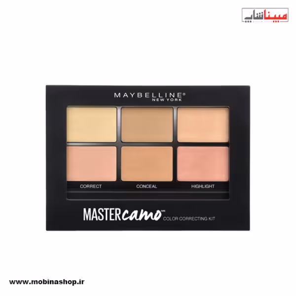 پالت کانسیلر و هایلایتر مستر کامو شماره 02 میبلین