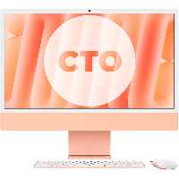 آی مک 24 اینچ M4 کاستوم پردازنده 10core – 10core حافظه رم 16 گیگابایت ظرفیت 1 ترابایت SSD نارنجی Z1EW0007N - Hiappleir