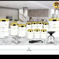 سرویس آشپزخانه ای لیماک
20پارچه سفید درب طلایی