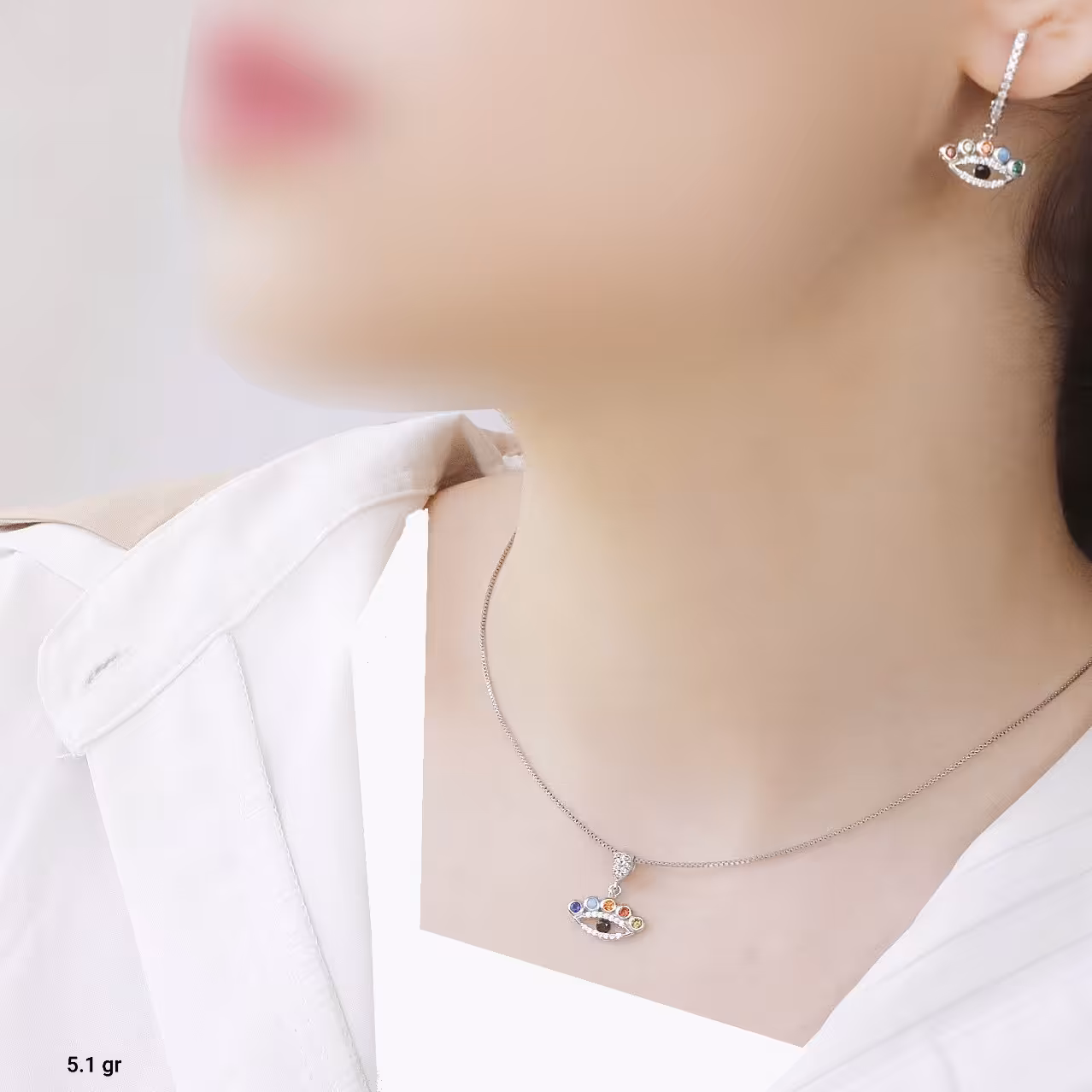 نیم ست  نقره میکرو  10217-5.5