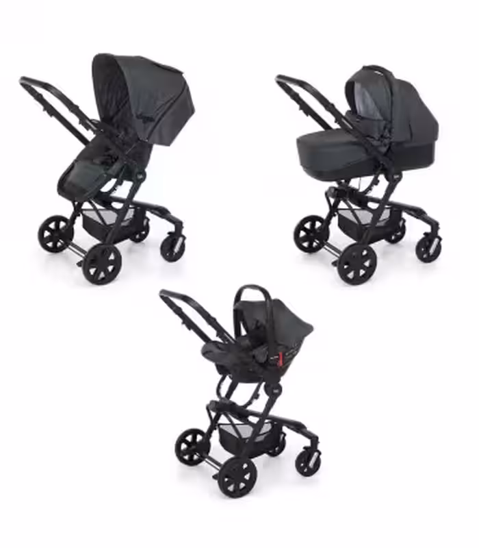 ست کالسکه و کریر و کریکات فوپاپدرتی مدل یو پی 3 رنگ گالاسیا