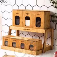 پاسماوری چوبی_پاسماوری7تیکه بهمراه استند