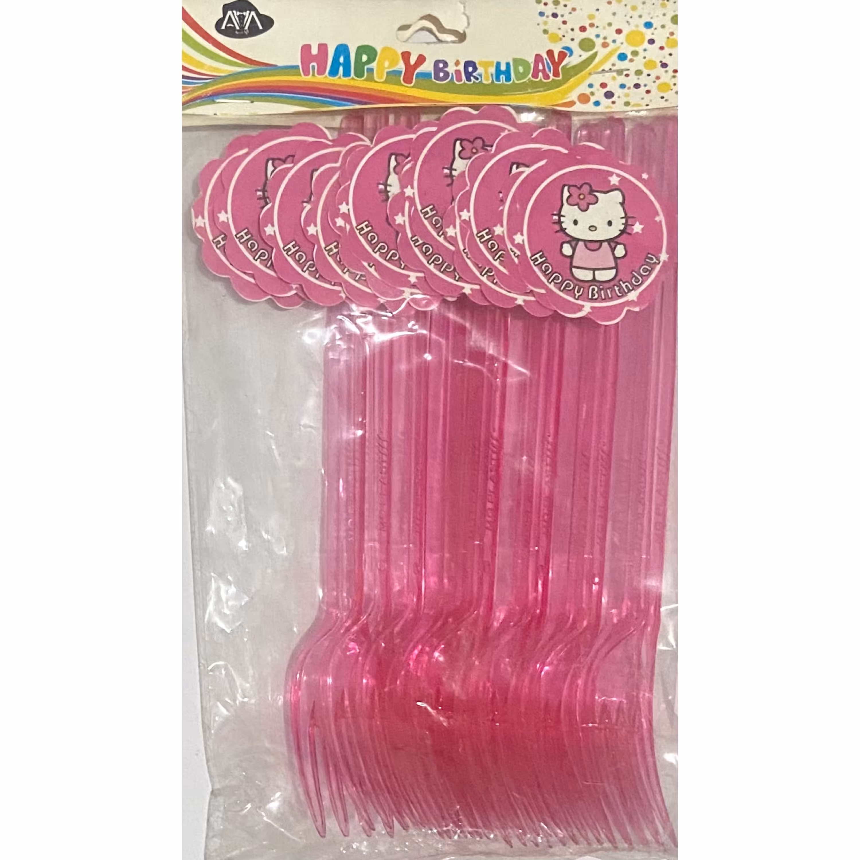 چنگال تم کیتی(بسته12 عددی)