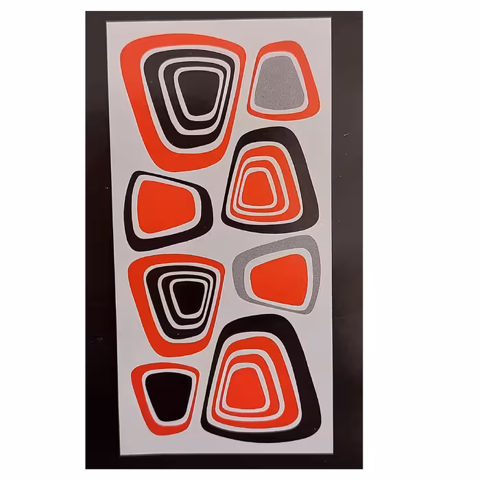 استیکر دیواری پشت چسب دار .جنس فوم .ضخامت 3 میلی متر .مناسب برای فضای هایی که نیاز به تغییر دارند ..