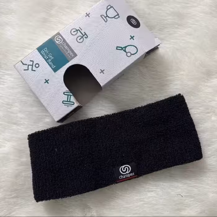 هدبند حوله ای  برند چمپکس با قدرت جذب بالا  و بسیار سبک