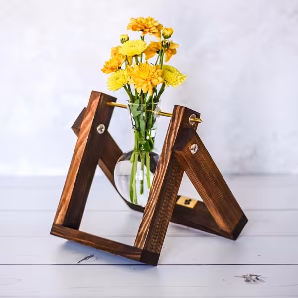 گلدان چوبی BP-2 کوچک